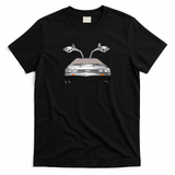 DMC DeLorean Retro Graphic Tee - Black