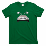 DMC DeLorean Retro Graphic Tee - Irish Green
