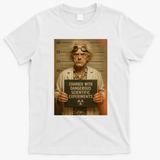 Dr. Emmett Brown Retro Graphic Tee - White
