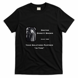 Dr. Emmett Brown Classic Logo T-Shirt - Black