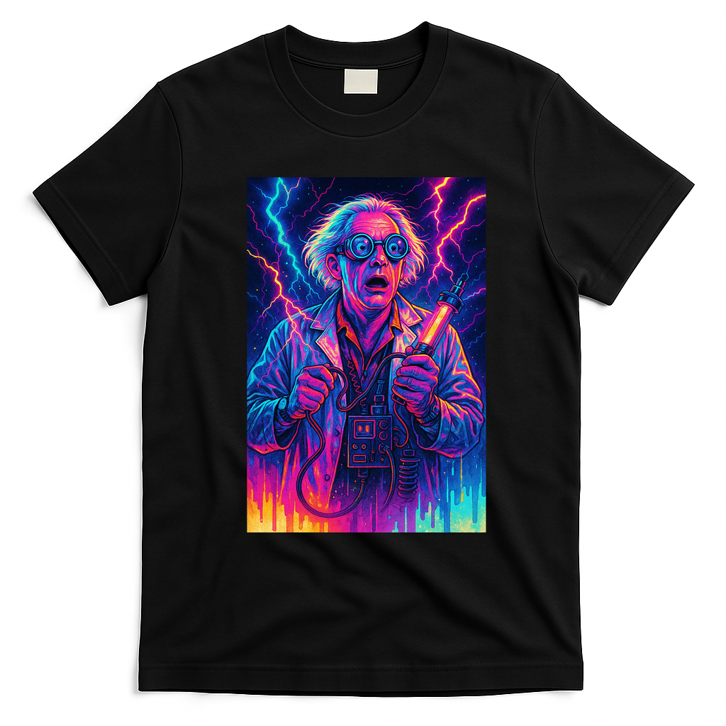 Is There a Doctor in the House? Retro Graphic Tee - Black