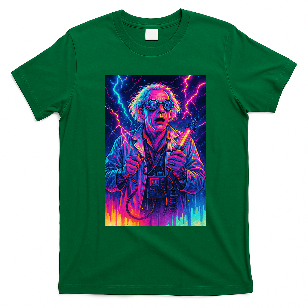 Is There a Doctor in the House? Retro Graphic Tee - Irish Green