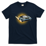 DeLorean DMC-12 Retro Graphic Tee – Edition 14 - Navy Blue