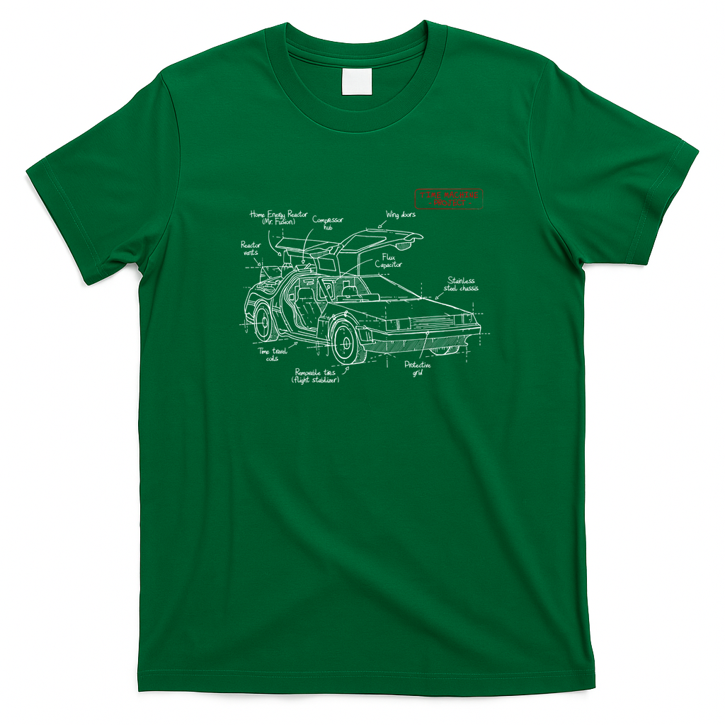DeLorean Plan 2.0 T-Shirt - Irish Green