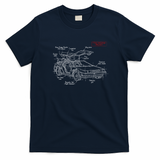 DeLorean Plan 2.0 T-Shirt - Navy Blue