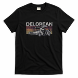 DeLorean Punk Rock Graphic T-Shirt - Black