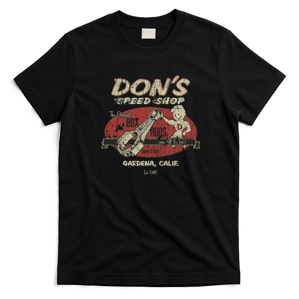 Don's Speed Shop Vintage T-Shirt - Black