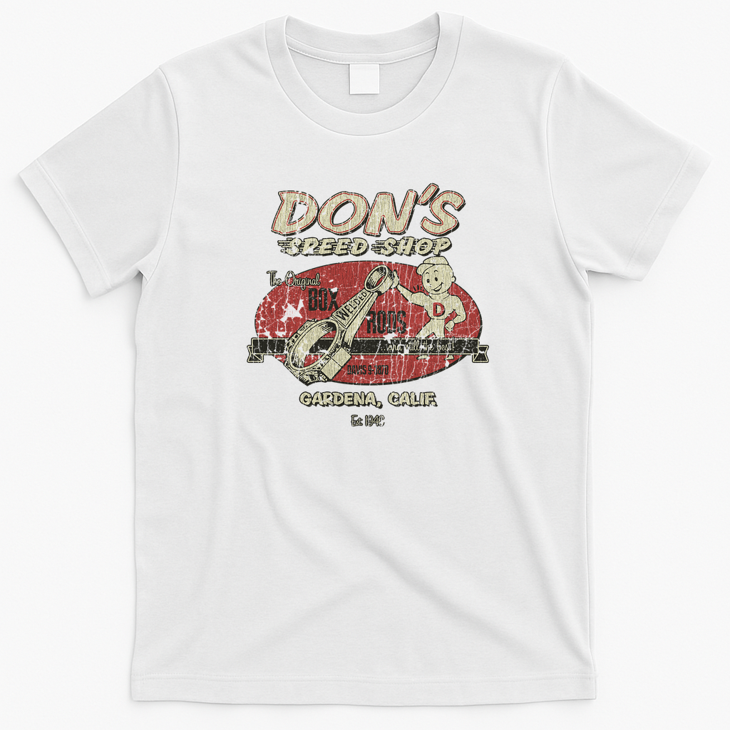Don's Speed Shop Vintage T-Shirt - White