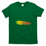 DeLorean Time Machine Retro Graphic Tee - Irish Green