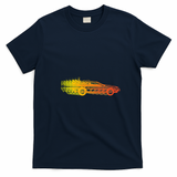 DeLorean Time Machine Retro Graphic Tee - Navy Blue