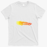 DeLorean Time Machine Retro Graphic Tee - White