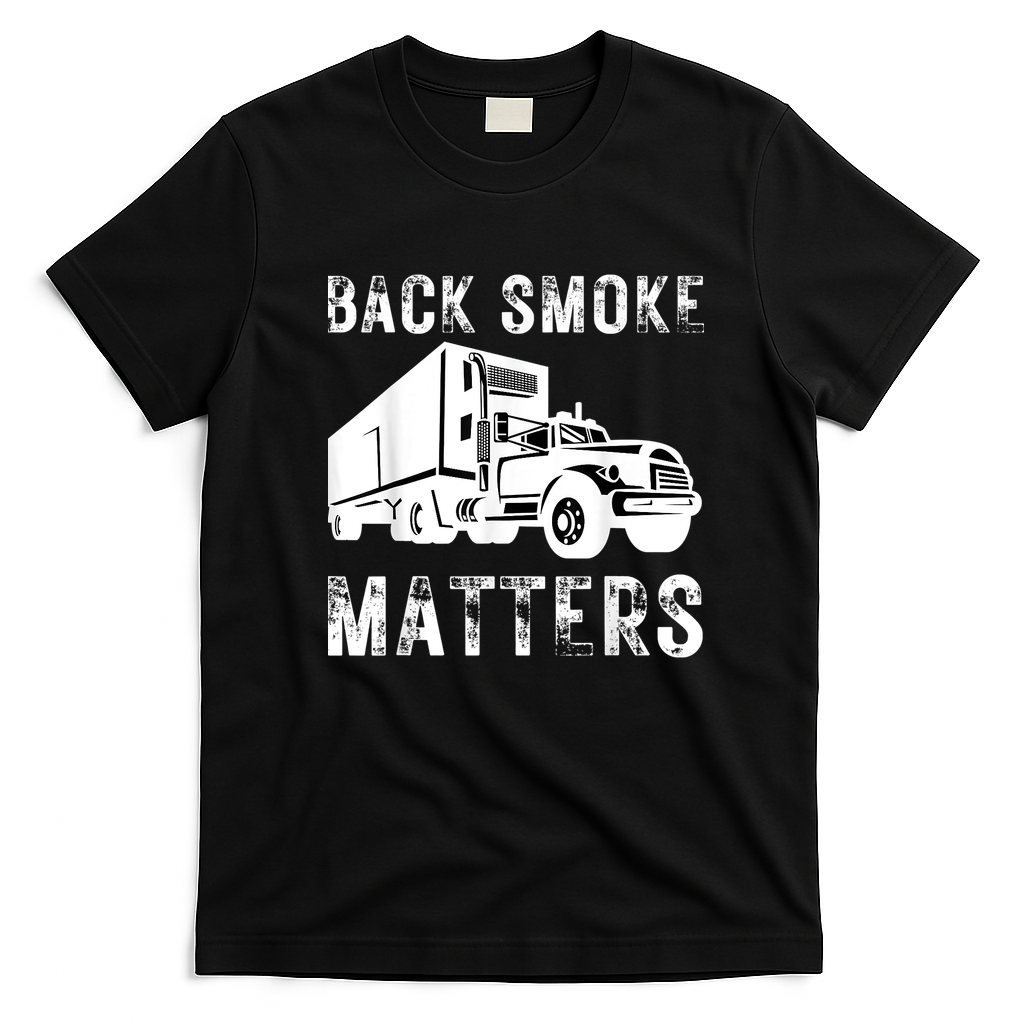 Black Diesel Smoke Matters T-Shirt - Black