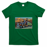 Downton’s Transport Peterbilt T-Shirt - Irish Green
