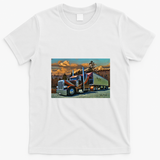 Downton’s Transport Peterbilt T-Shirt - White
