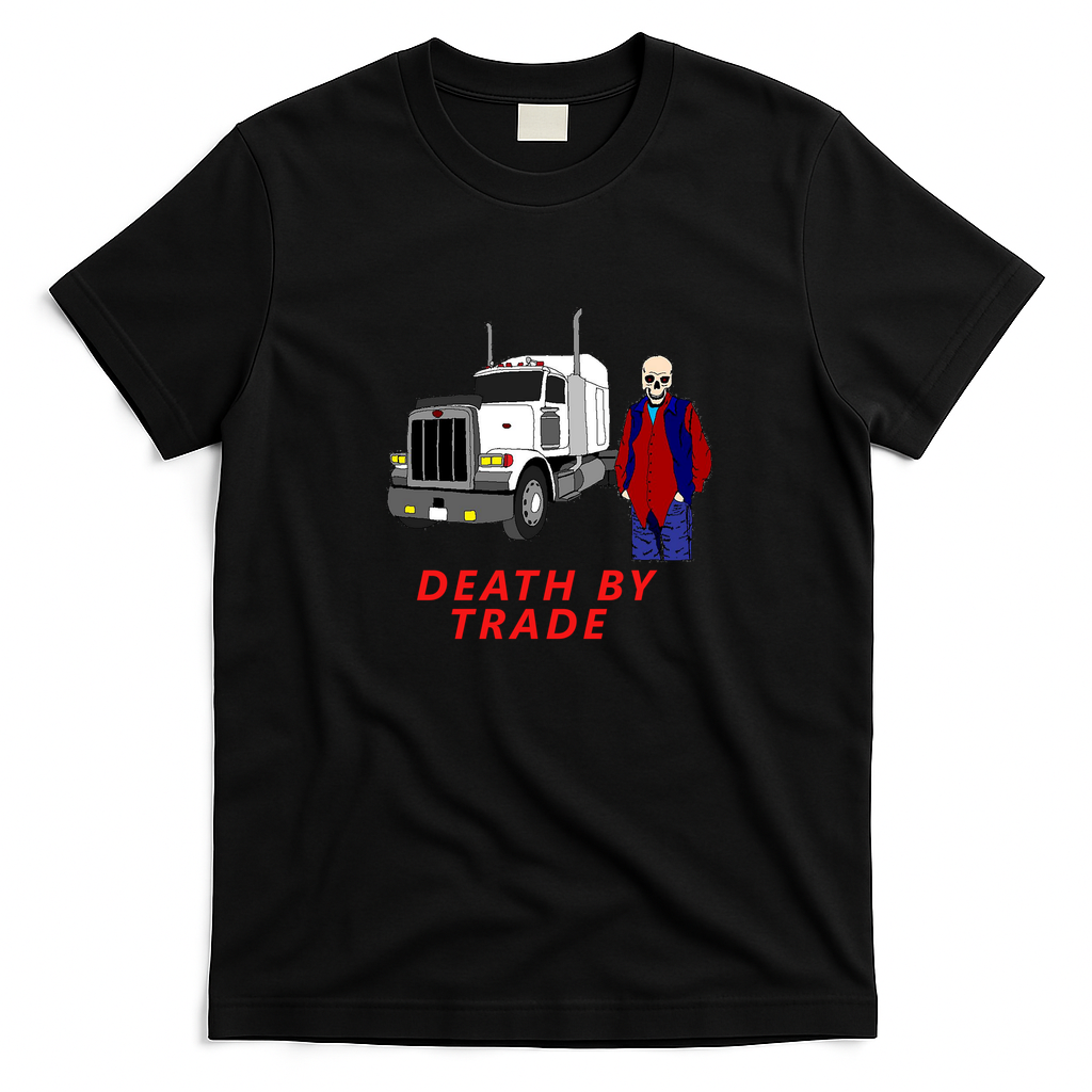 Death by Trade Truck Driver Tee - Black