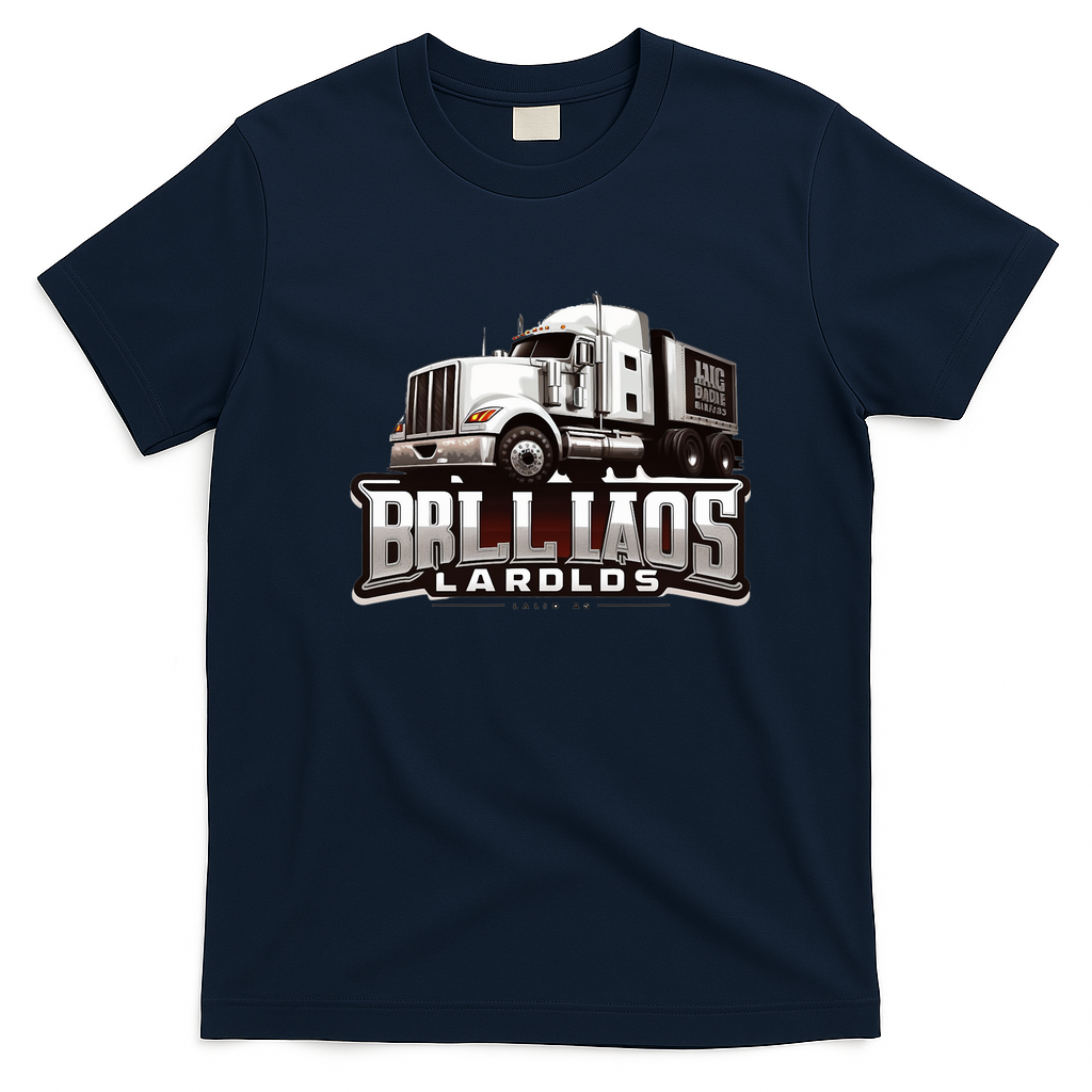 Born to Drive a Truck T-Shirt - Navy Blue