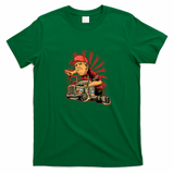 Donald Truck Retro Graphic Tee - Irish Green