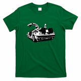 DeLorean Vector Graphic T-Shirt - Irish Green