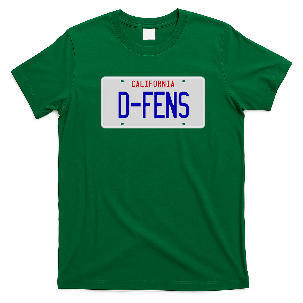 D-Fens Retro Graphic Tee - Irish Green