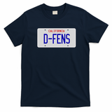 D-Fens Retro Graphic Tee - Navy Blue