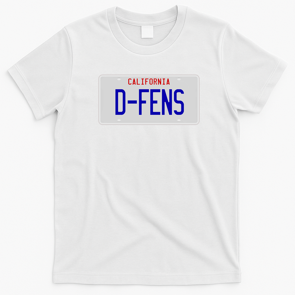 D-Fens Retro Graphic Tee - White