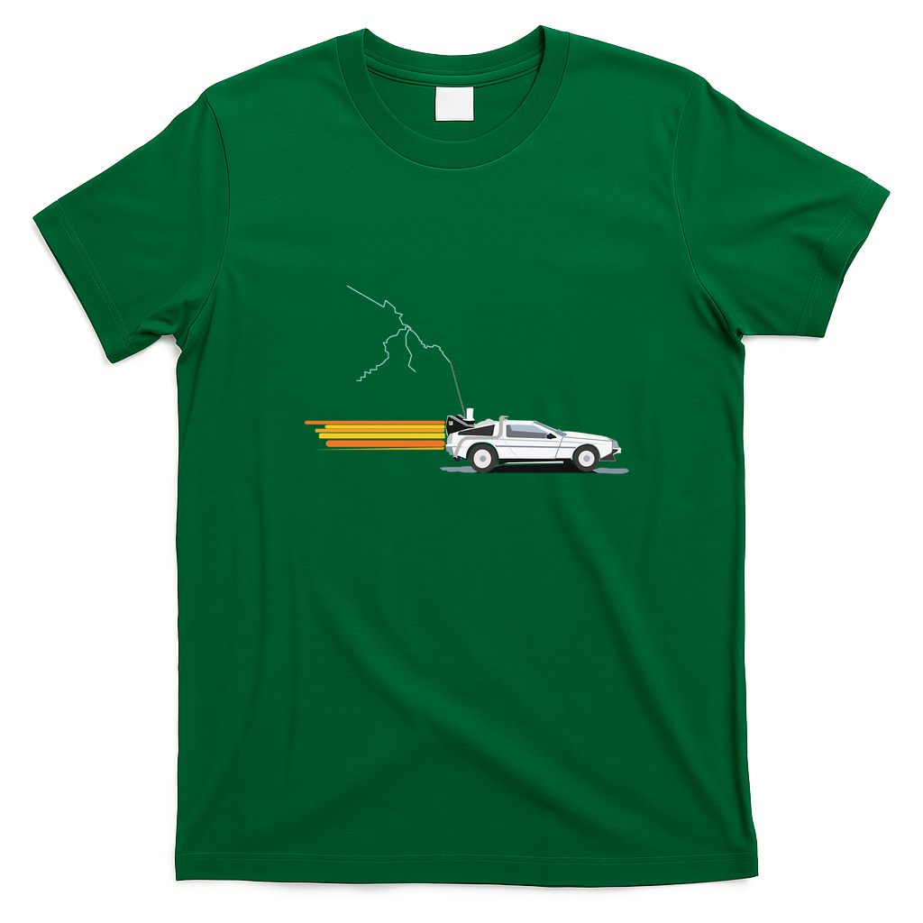 DeLorean DMC-12 Heritage T-Shirt - Irish Green