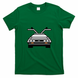 DeLorean DMC-12 Retro T-Shirt - Irish Green