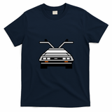 DeLorean DMC-12 Retro T-Shirt - Navy Blue