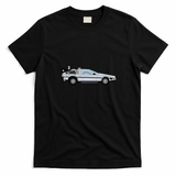 DeLorean DMC-12 Distressed Graphic Tee - Black