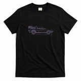 DeLorean DMC-12 Graphic T-Shirt - Black