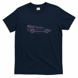 DeLorean DMC-12 Graphic T-Shirt - Navy Blue