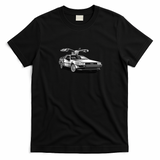 DeLorean DMC-12 Classic Logo T-Shirt – Edition 15 - Black