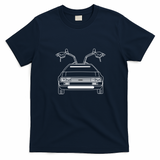 DeLorean DMC-12 Sci-Fi T-Shirt - Navy Blue