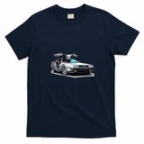 DeLorean DMC-12 Classic Logo T-Shirt - Navy Blue