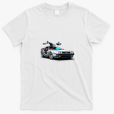 DeLorean DMC-12 Classic Logo T-Shirt - White