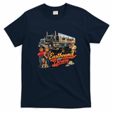 East Bound and Down Trucker T-Shirt - Navy Blue