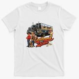 East Bound and Down Trucker T-Shirt - White