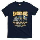 Snowman’s Bootlegging Service 1977 T-Shirt - Navy Blue
