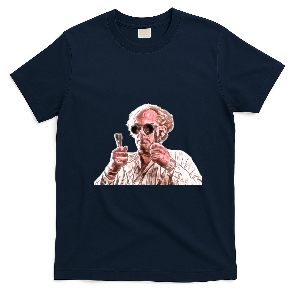 Emmett Brown Classic Logo T-Shirt - Navy Blue