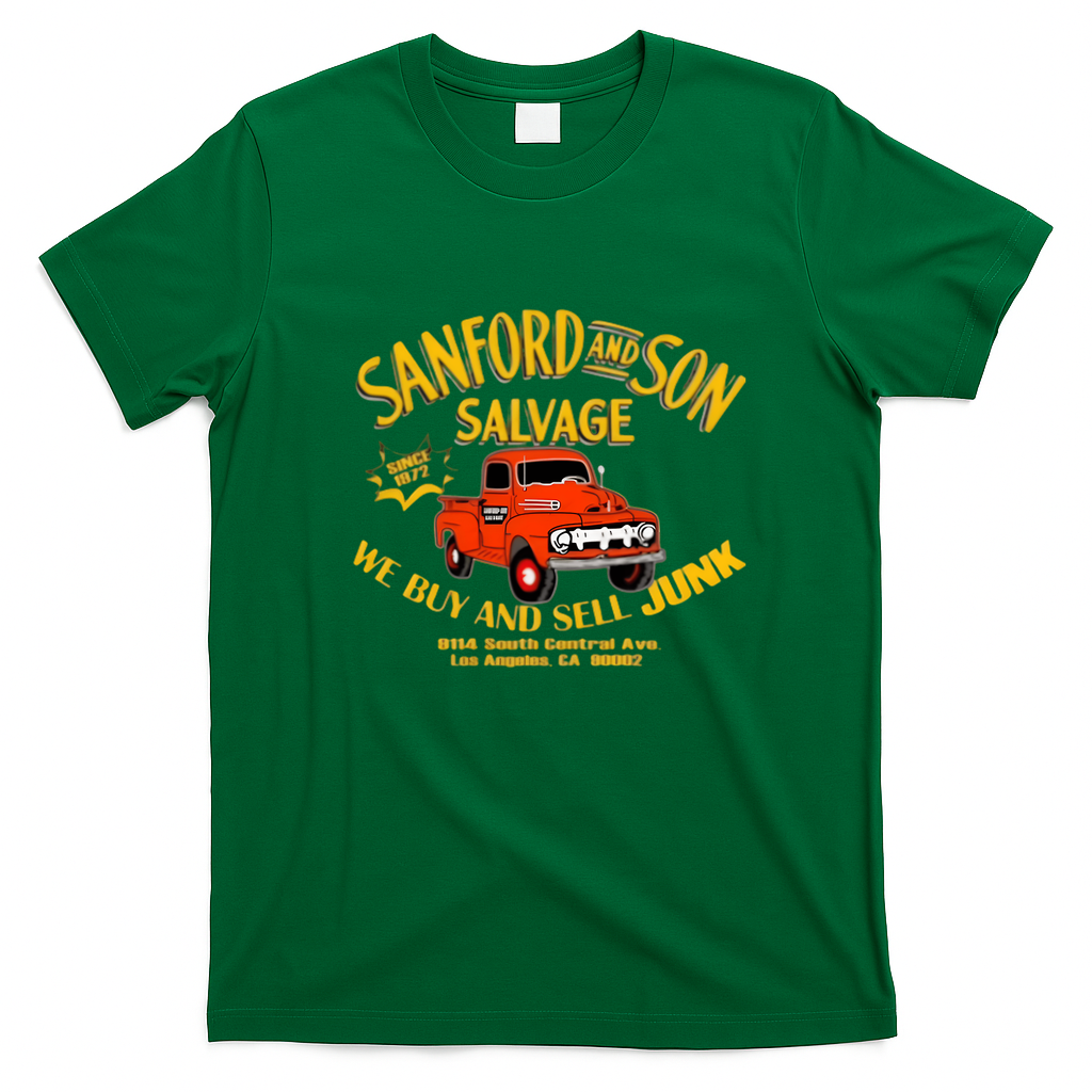 Vintage 90s TV Family Character T-Shirt - Irish Green