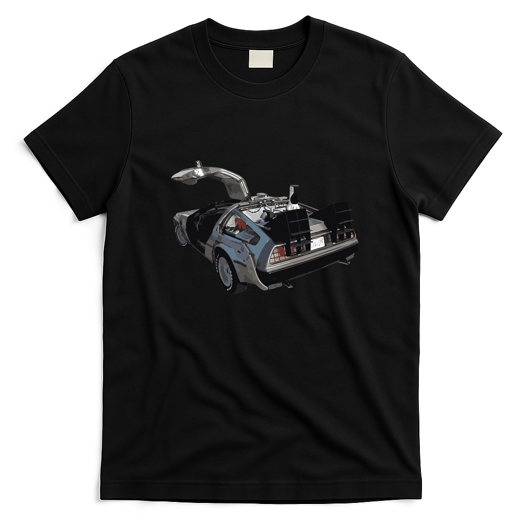 Future Car Graphic T-Shirt - Black