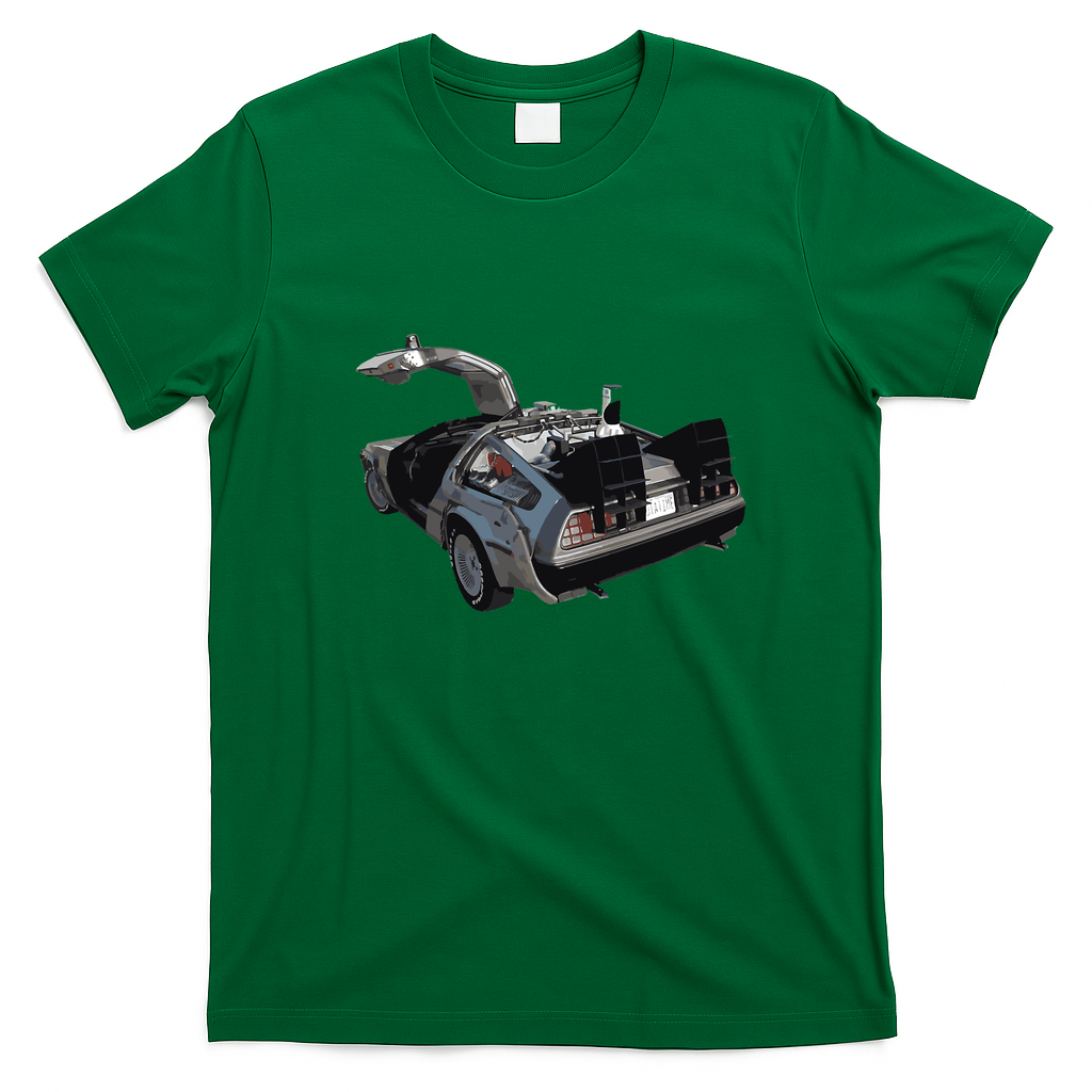 Future Car Graphic T-Shirt - Irish Green