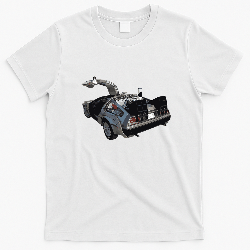 Future Car Graphic T-Shirt - White
