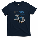 Trucker Dad Papa Grandpa T-Shirt - Navy Blue