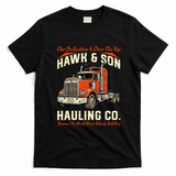 Funny Hawk & Son Hauling Company Big Rig Pride Vintage T-Shirt - Black