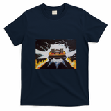 The Future is Now Retro Graphic Tee - Navy Blue