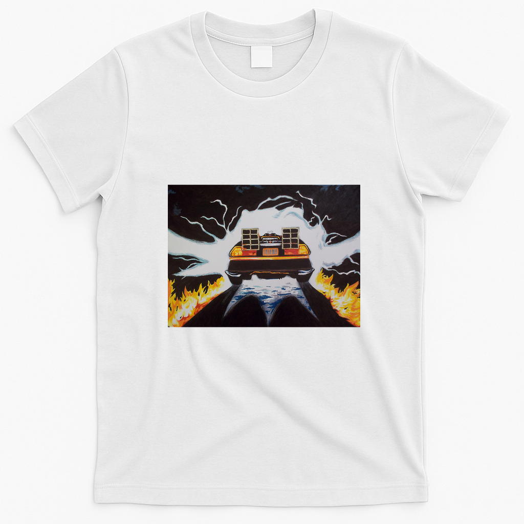 The Future is Now Retro Graphic Tee - White
