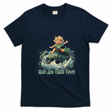 Hank and Trash Truck Fun Cartoon T-Shirt - Navy Blue