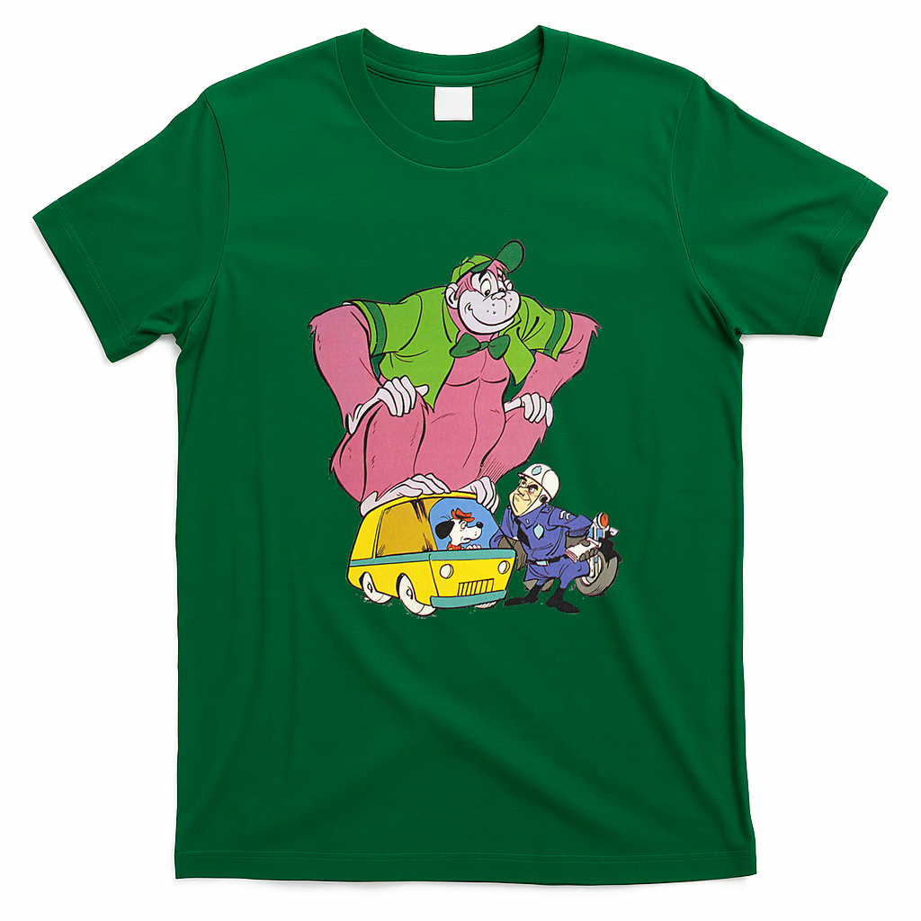 Grape Ape Vintage Retro Graphic Tee - Irish Green