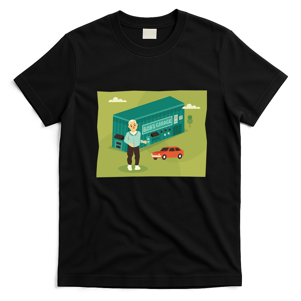 Garage Vintage T-Shirt - Black